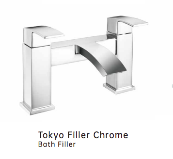 iCladd Tokyo Filler Chrome Bath Filler